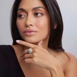 Sterling Silver Lagos Caviar Domed Ring