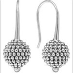 Sterling Silver Lagos Signature Columbus Drop Earrings