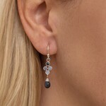Sterling Silver Grandidierite/London Topaz Earrings