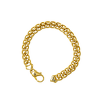 14K Yellow Gold Triple Curb Link Bracelet
