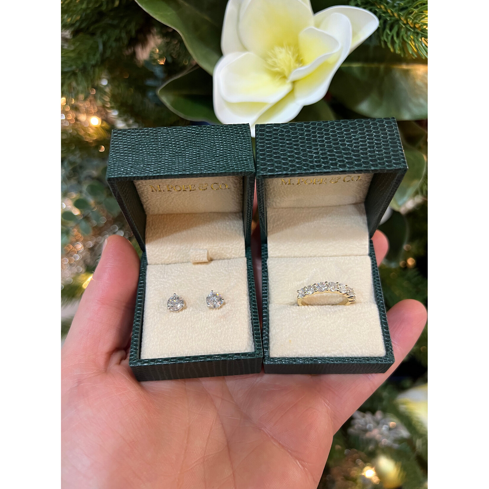 CHANCE TO WIN Diamond Studs & Diamond Band