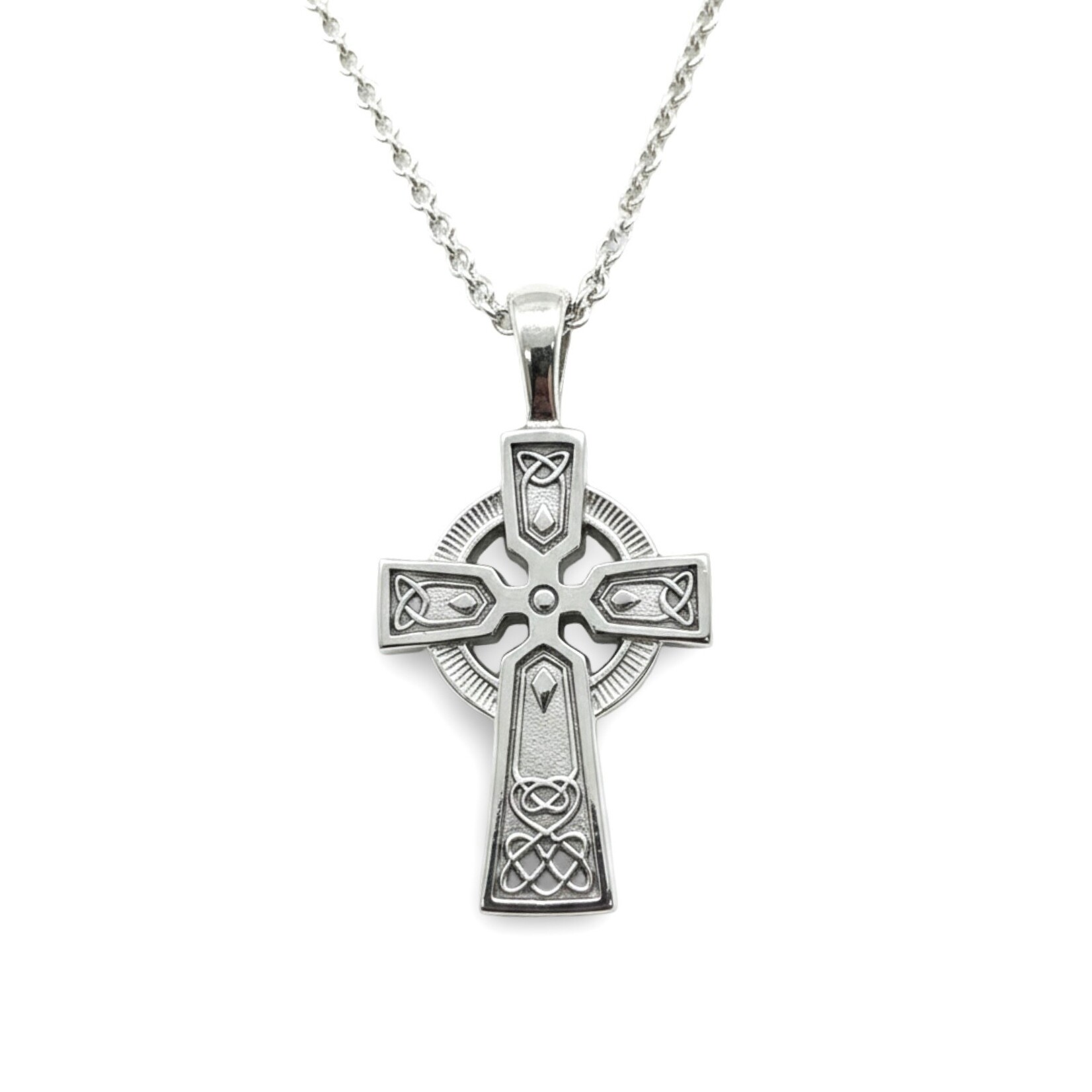 Solid Sterling Silver Small Celtic Cross
