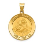 14K Yellow Gold Large St. Anthony Metal