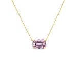 14K Yellow Gold Kunzite Necklace