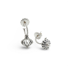 Sterling Silver Lagos Caviar Cage Hoop Earrings