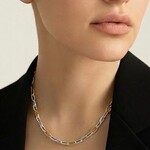 Sterling Silver & 18K Yellow Gold San Zeno Link Necklace