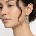 Michelle Pressler 14K Yellow Gold Filled Azure Drop Earrings