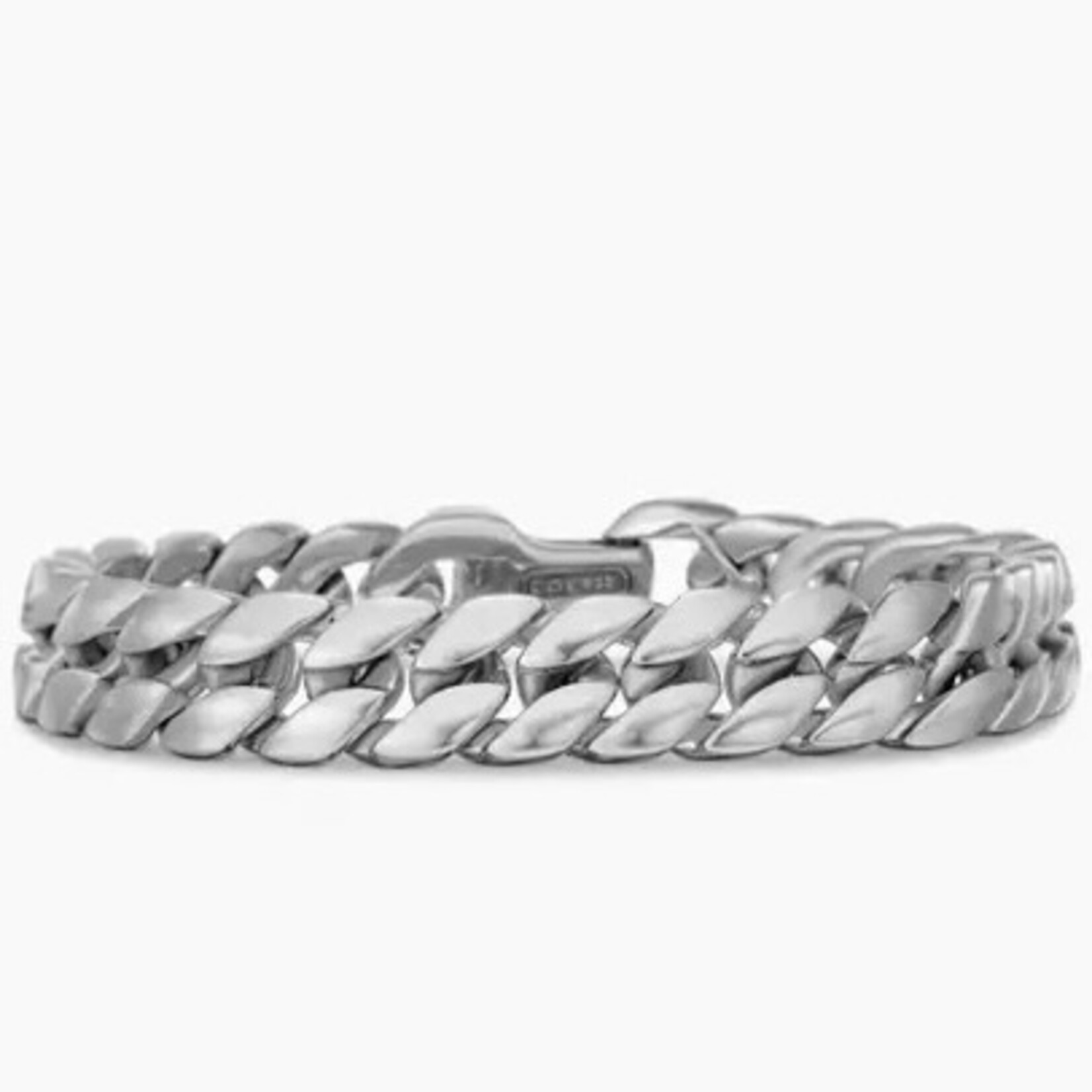 Sterling Silver David Yurman Curb Link Chain Bracelet