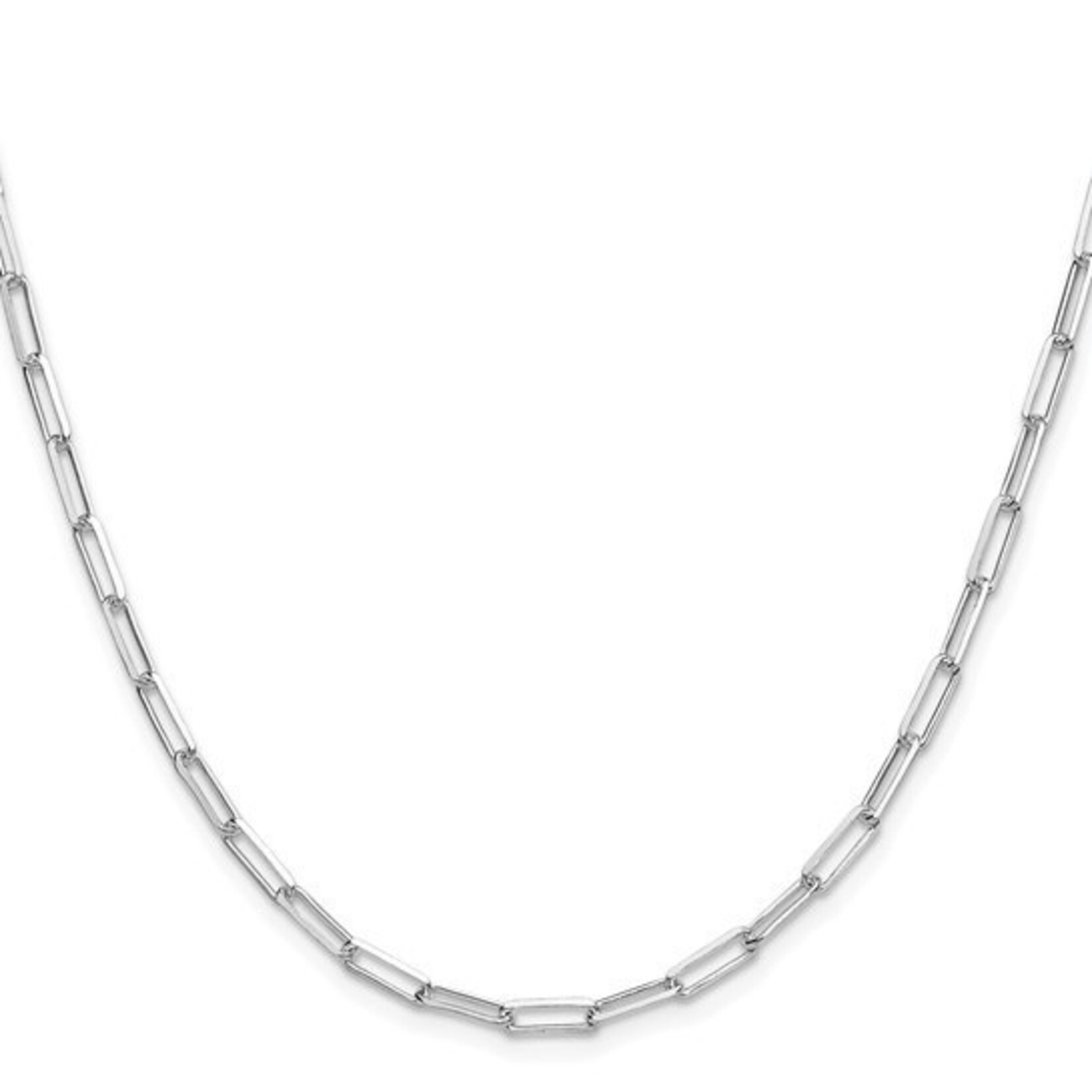 Sterling Silver Paperclip Necklace