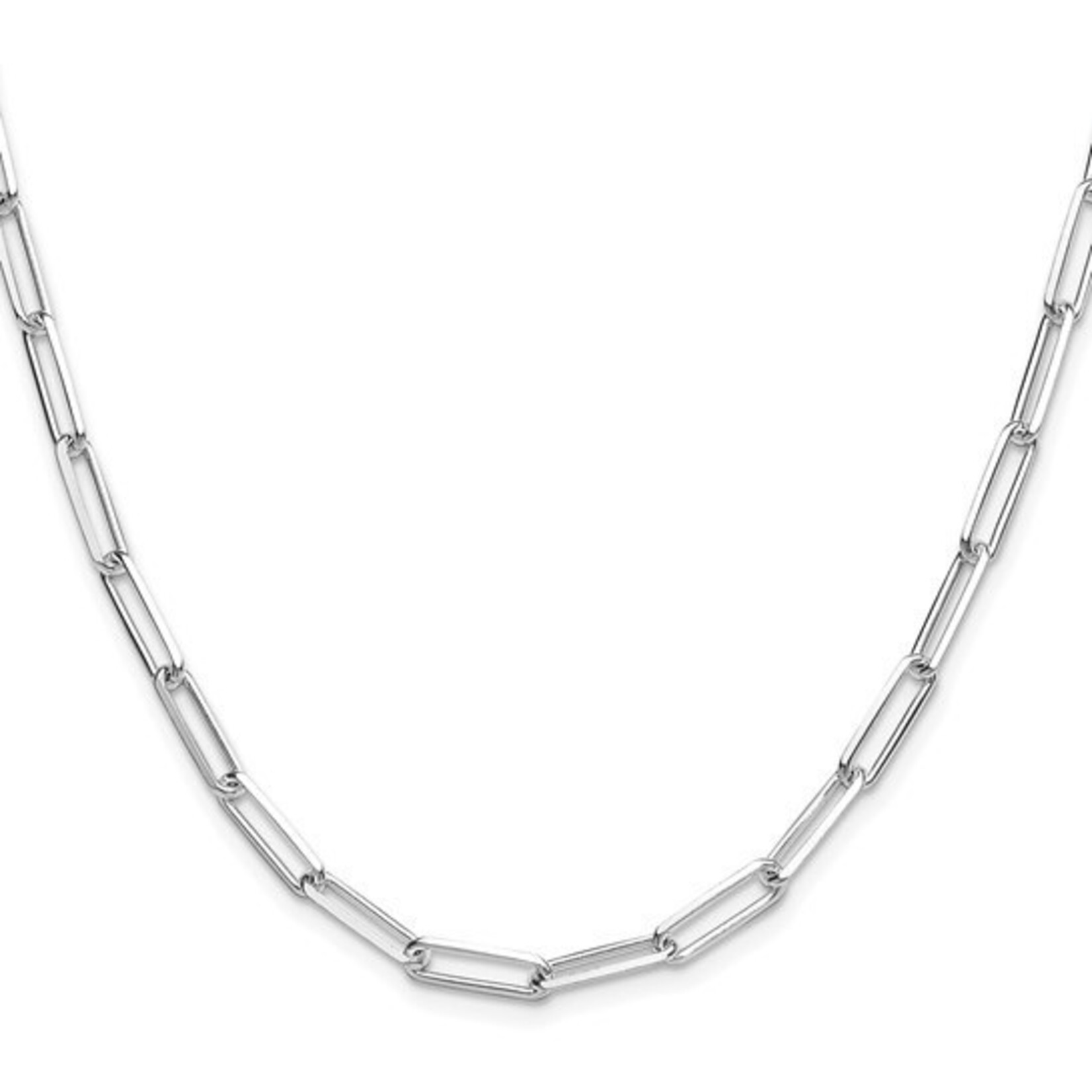 Sterling Silver Paperclip Necklace