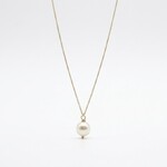 14K Yellow Gold Akoya Pearl Pendant