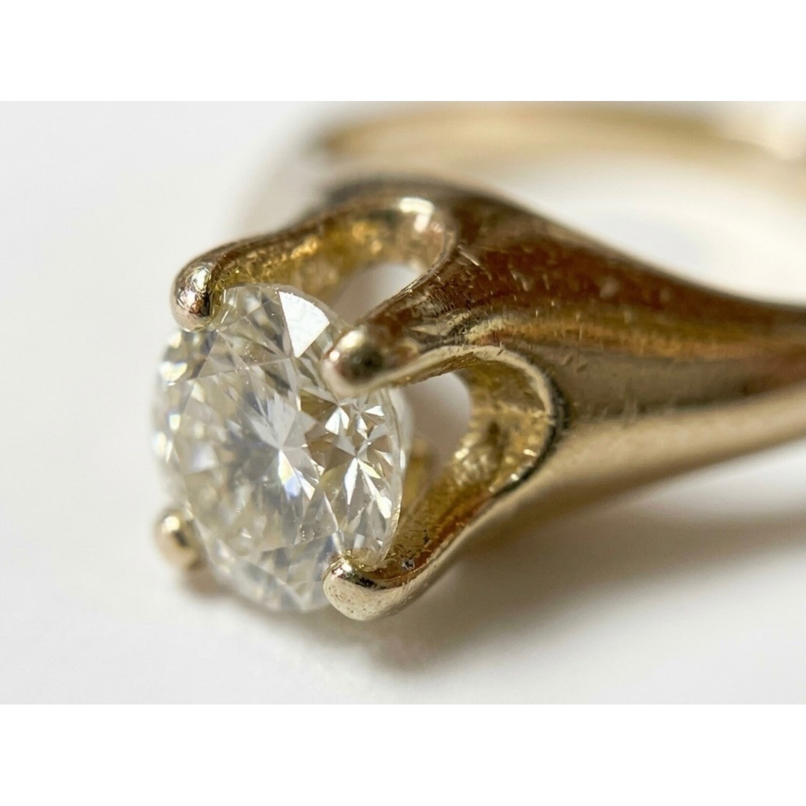 14K Yellow Gold Diamond Ring