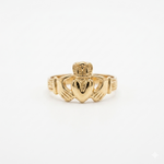 14K Yellow Gold Claddagh Ring