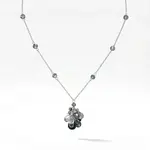 Sterling Silver Topaz, Zircon,  Labradorite Necklace