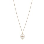 14K Yellow Gold Akoya Pearl Pendant