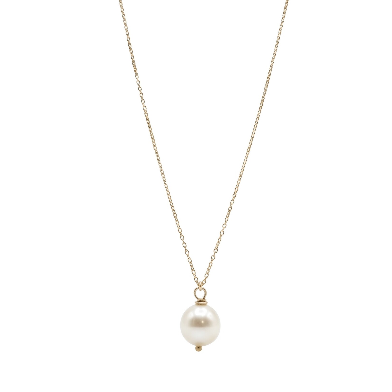 14K Yellow Gold Akoya Pearl Pendant