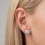 14KW Gold Diamond Earring Jackets 1.00ctw - Center Stone Not Included