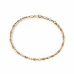 Sterling Silver & 18K Yellow Gold Overlay Legacy Italia Bracelet