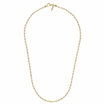 Sterling Silver & 18K Yellow Gold Overlay Italia Long Necklace