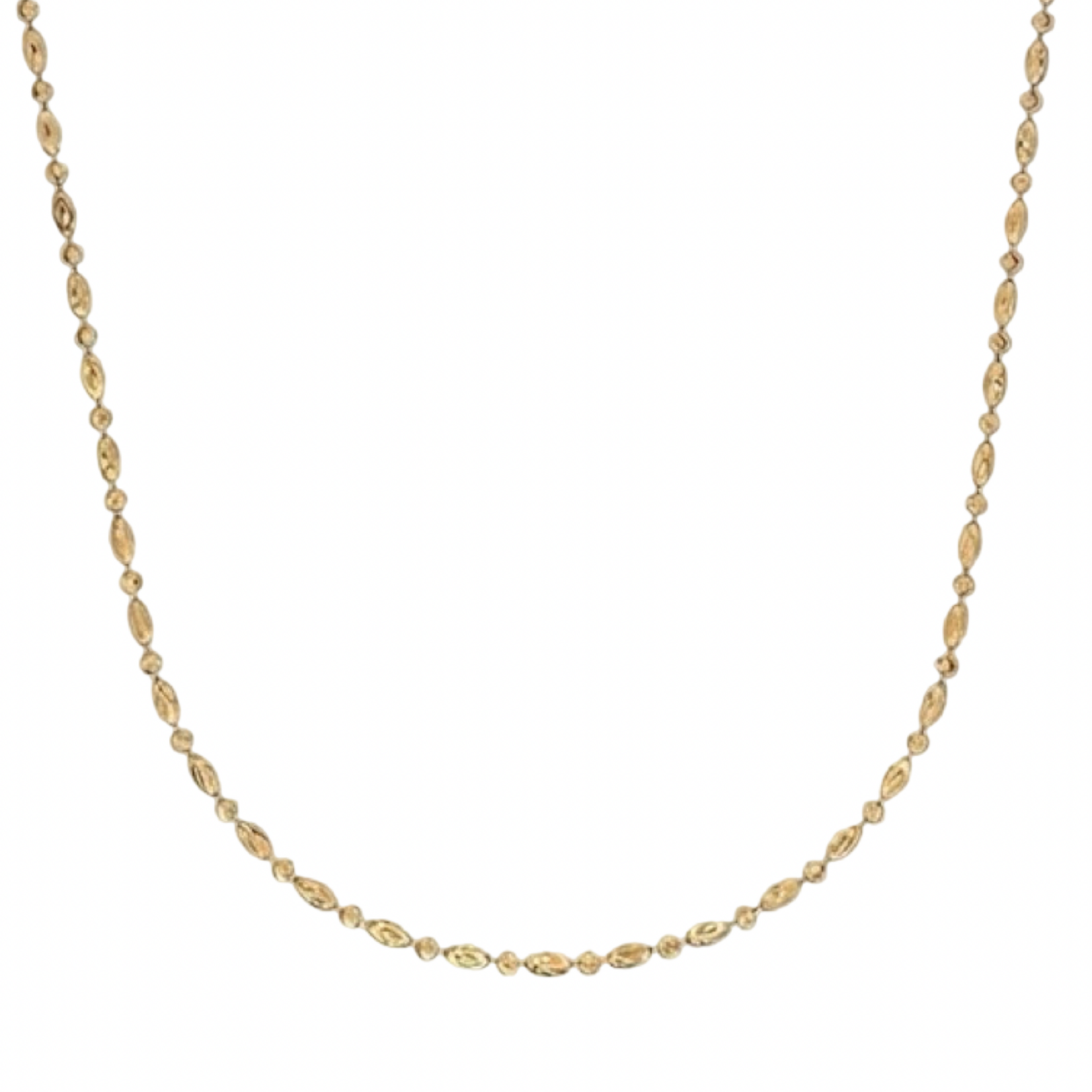 Sterling Silver & 18K Yellow Gold Overlay Italia Long Necklace