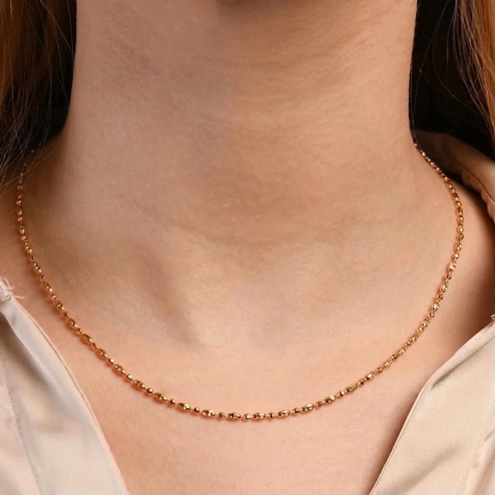 Sterling Silver & 18K Yellow Gold Overlay Italia Long Necklace