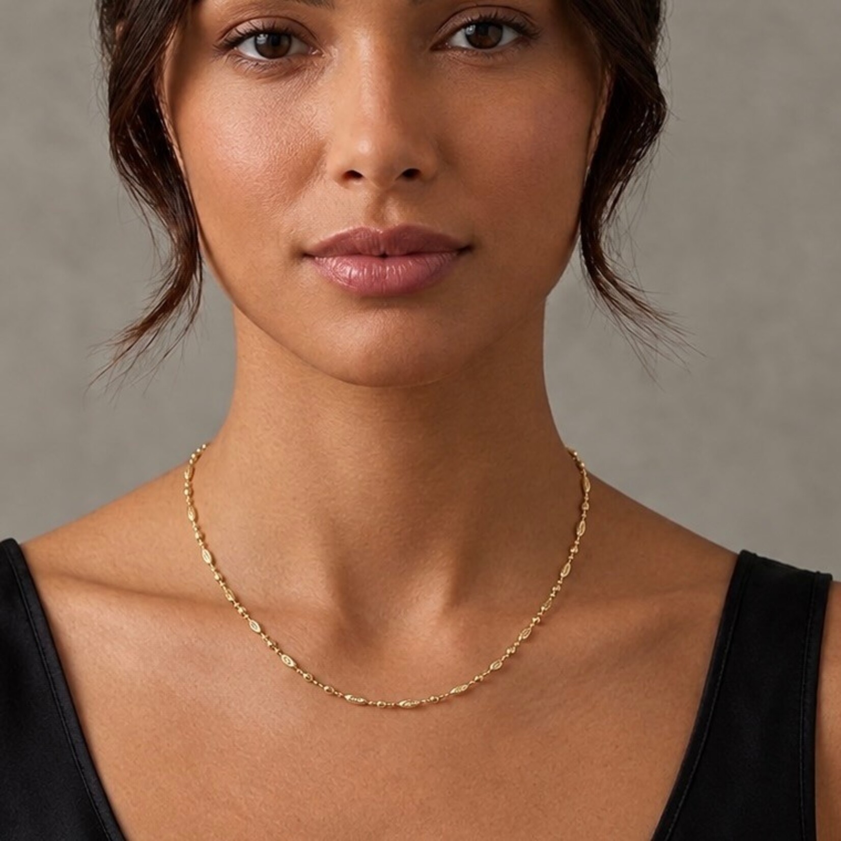 Sterling Silver & 18K Yellow Gold Overlay Italia Long Necklace