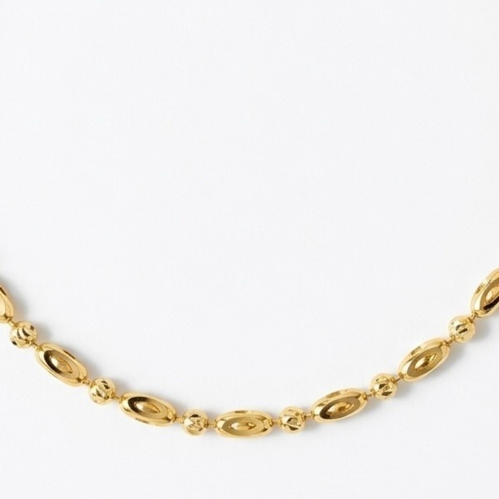 Sterling Silver & 18K Yellow Gold Overlay Italia Long Necklace