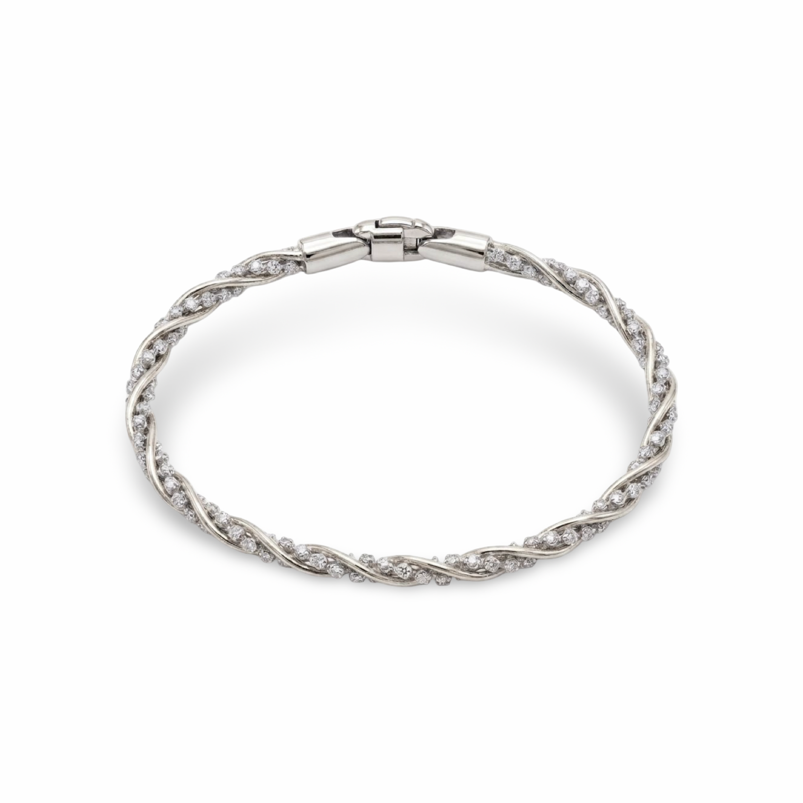 Sterling Silver Woven Spring Italia Bracelet