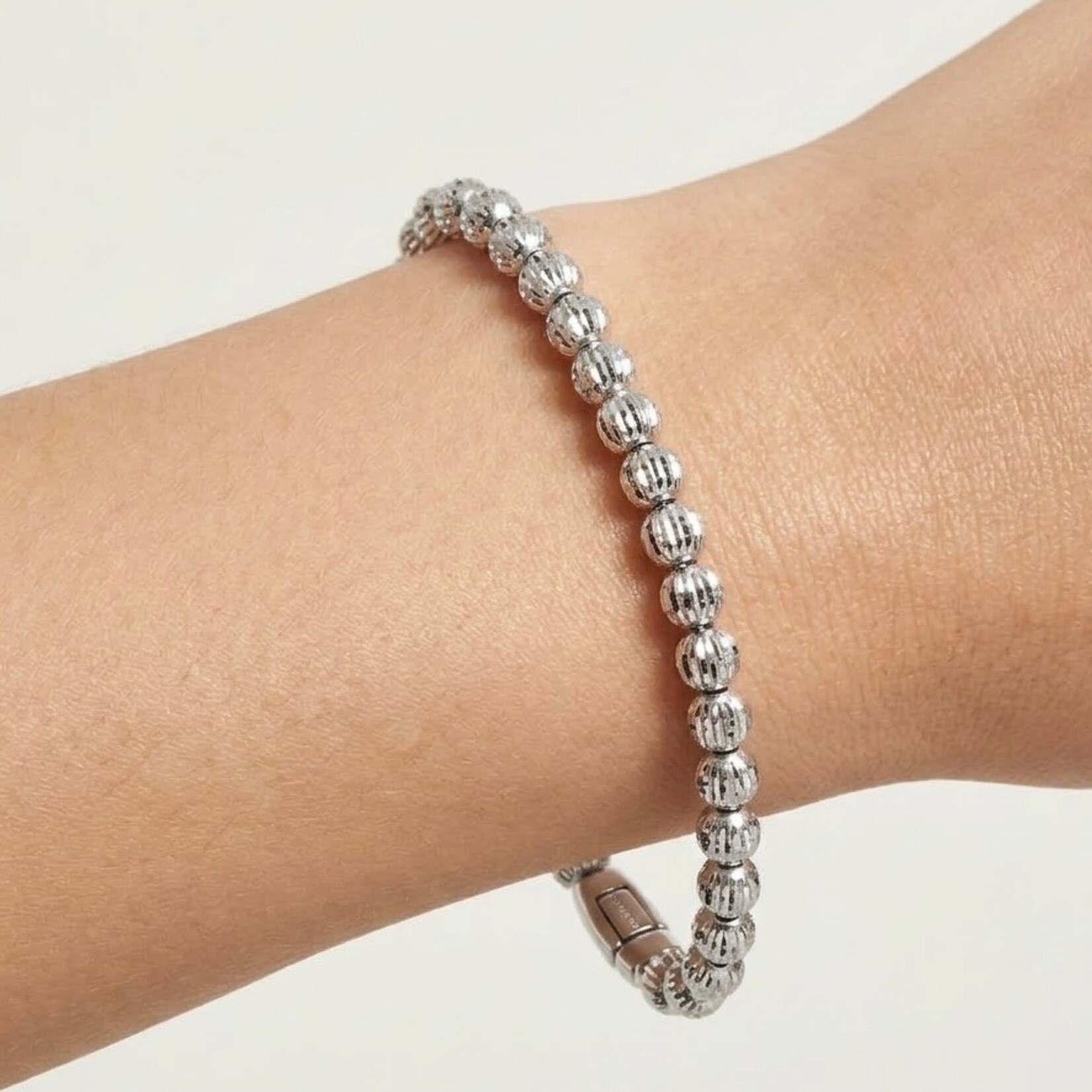 Sterling Silver Crystal Italia Bead Bracelet
