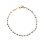 Sterling Silver & 18K Two Tone Overlay Rice Italia Bracelet
