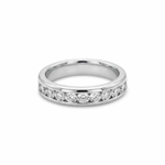 Platinum 3/4 Carat Diamond Channel Band