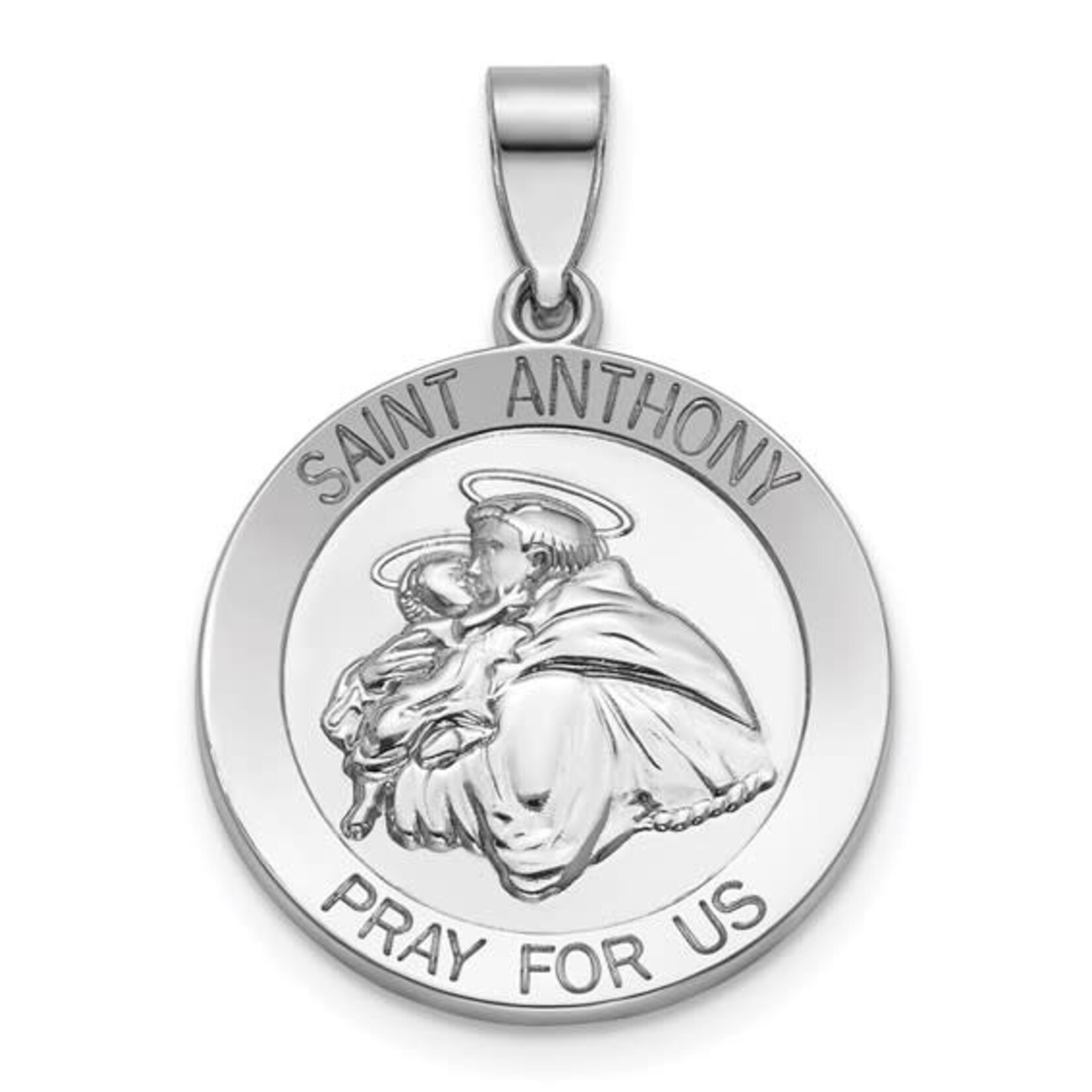 Sterling Silver St Anthony Medal