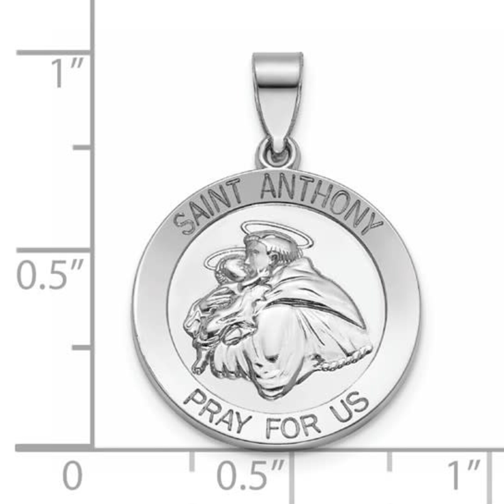 Sterling Silver St Anthony Medal