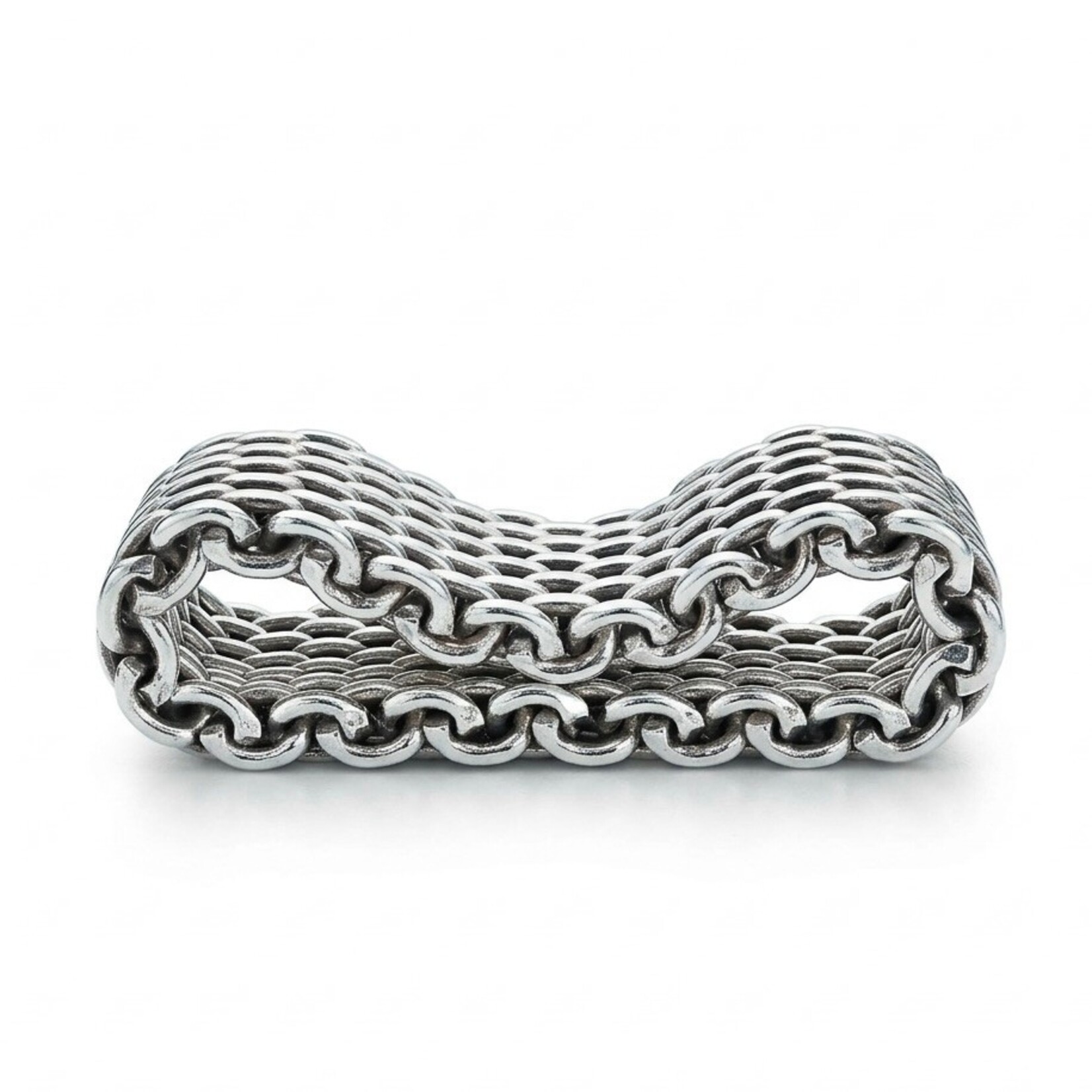 Sterling Silver Tiffany Somerset Mesh Ring