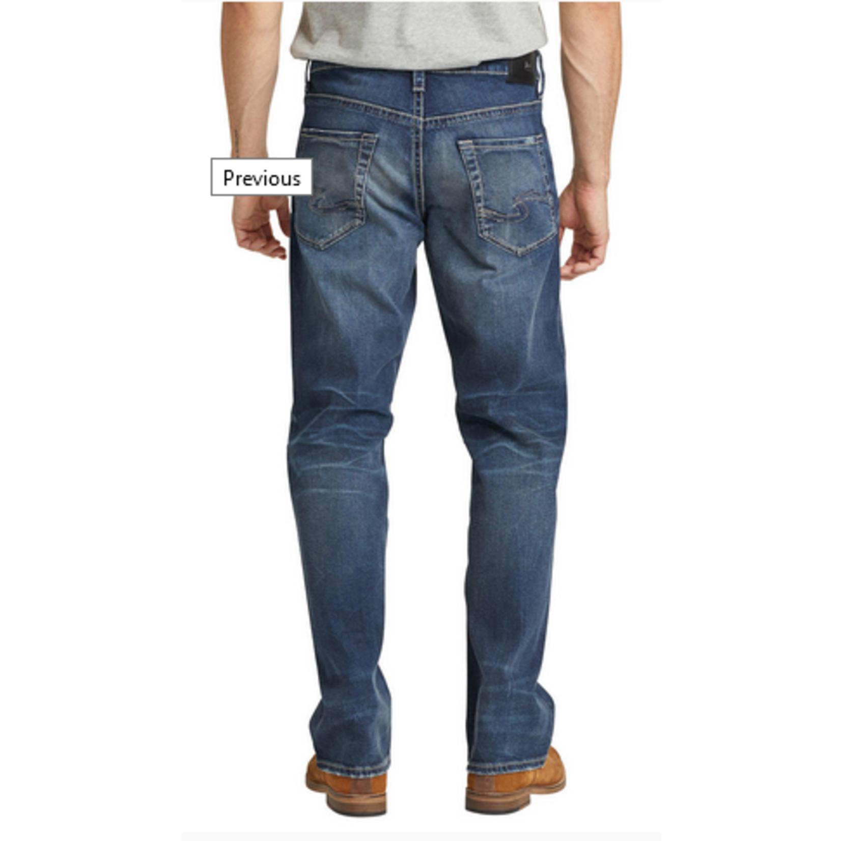 Silver Silver mens Zac Relaxed Fit jean
