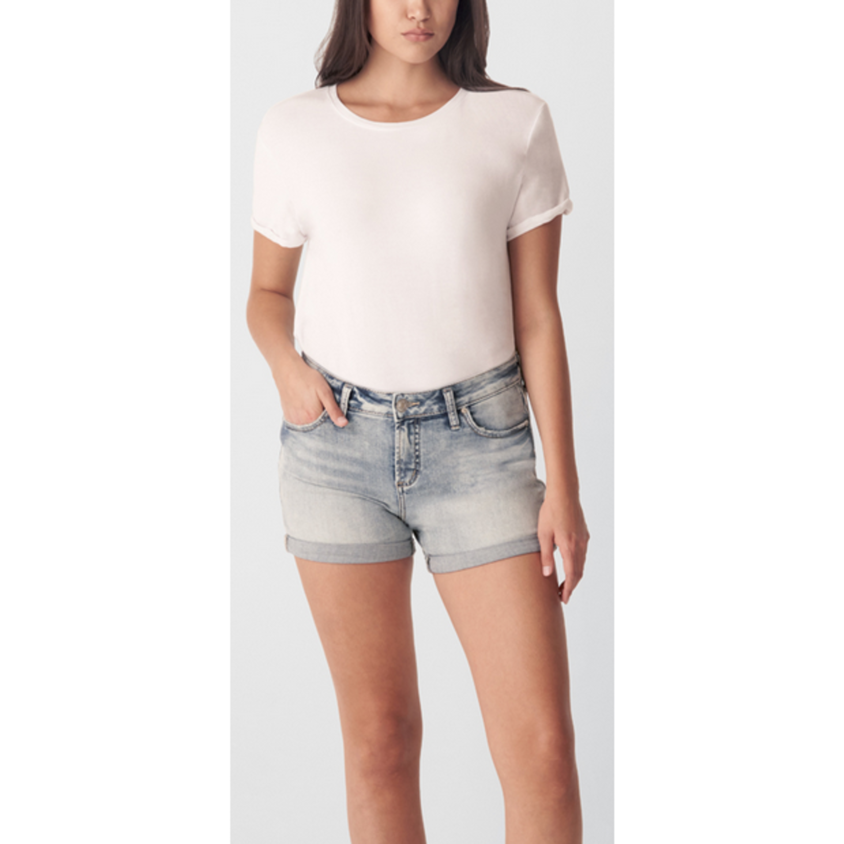 Elyse curvy fit mid rise shorts - Ekim 