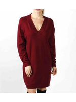 Lois V neck sweater dress