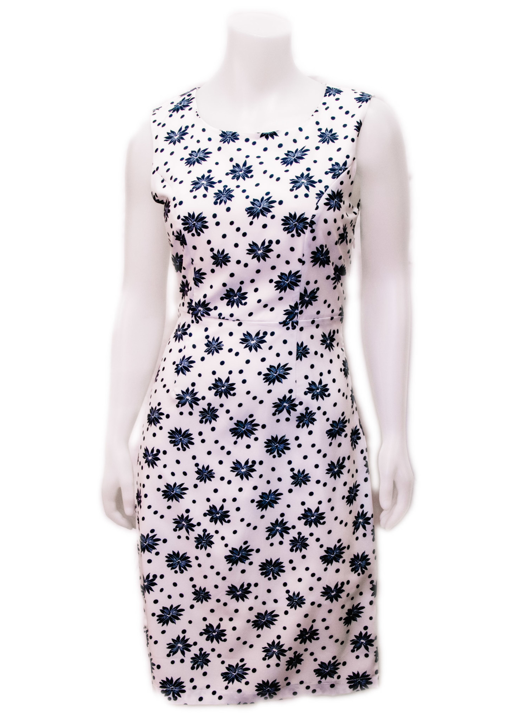 Lavena Flower Print Sleeveless Dress