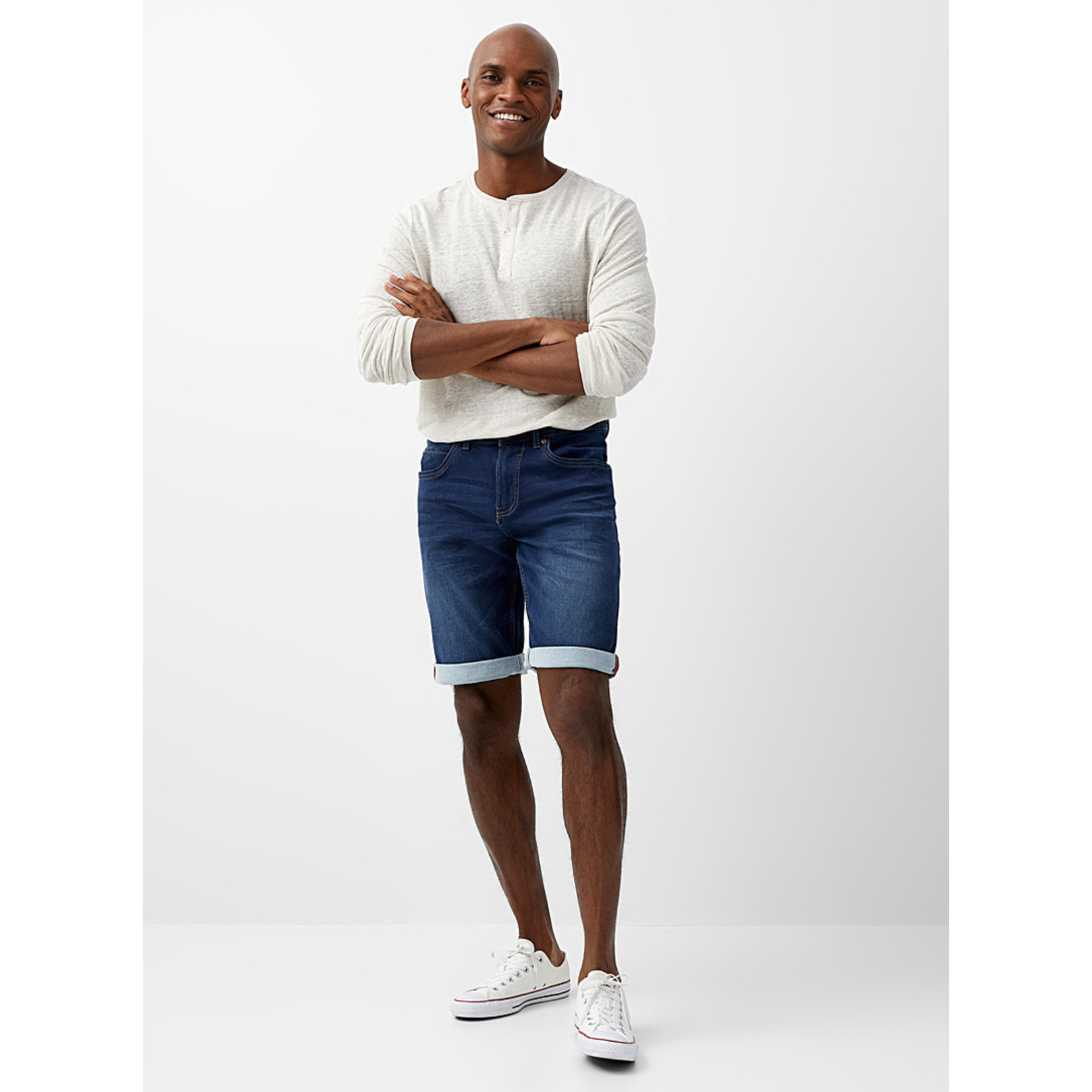 Point Zero Point Zero mens denim jean shorts