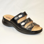 Soft Comfort 3 Strap Adjustable Sandal with Removable Sole