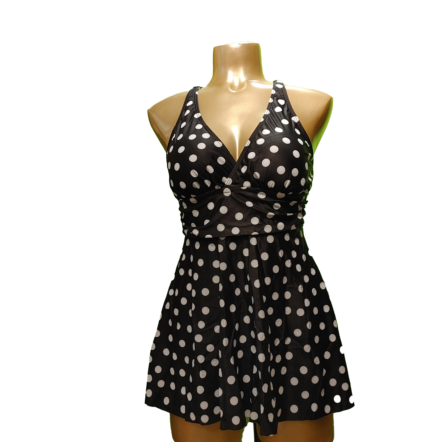 tankini 12 pokadot pprint top and panty bottom Ekim Fashion Clothing