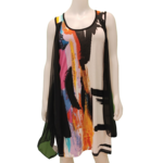 Julia Divina Tunic/dress with chiffon overlay