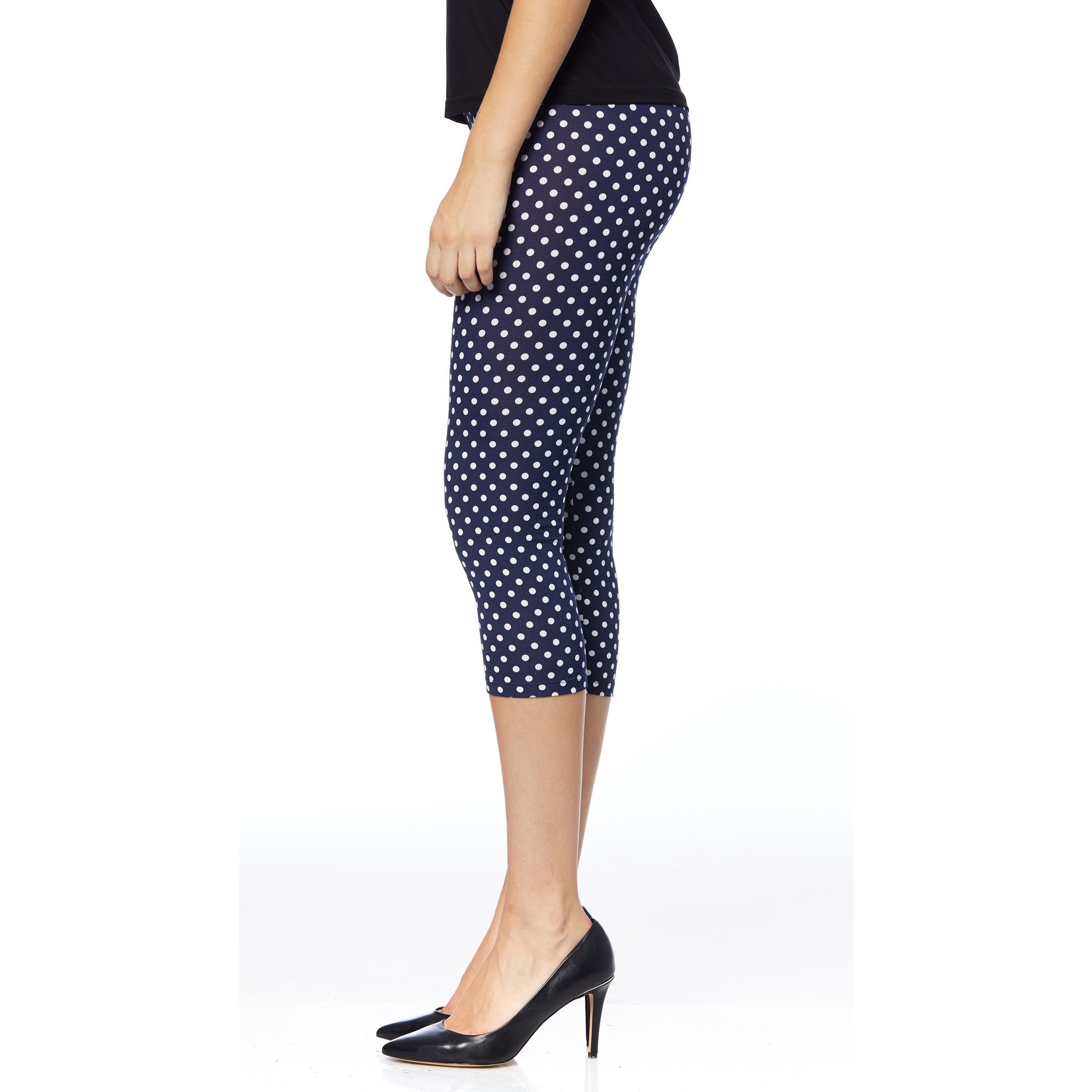 Gitane Side Split Capri in Black – Island Girl