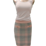 Point Zero Check skirt