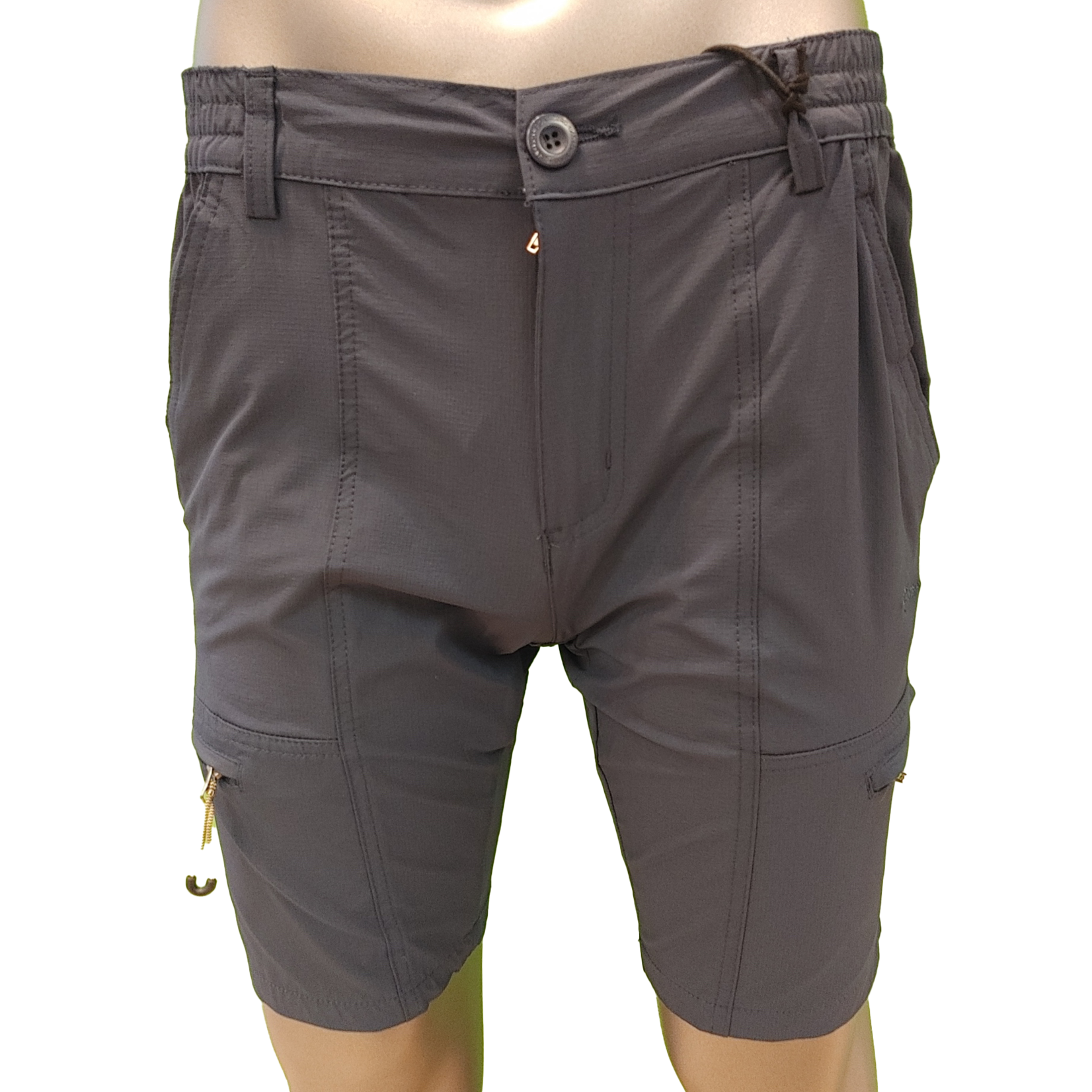 Point Zero Point Zero ripstop 4 way stretch shorts w/side zip pockets