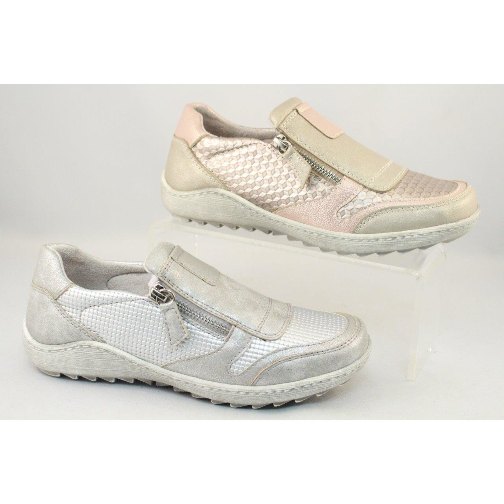 Soft Comfort Soft Comfort closed sneaker with zipper, Only available in grey