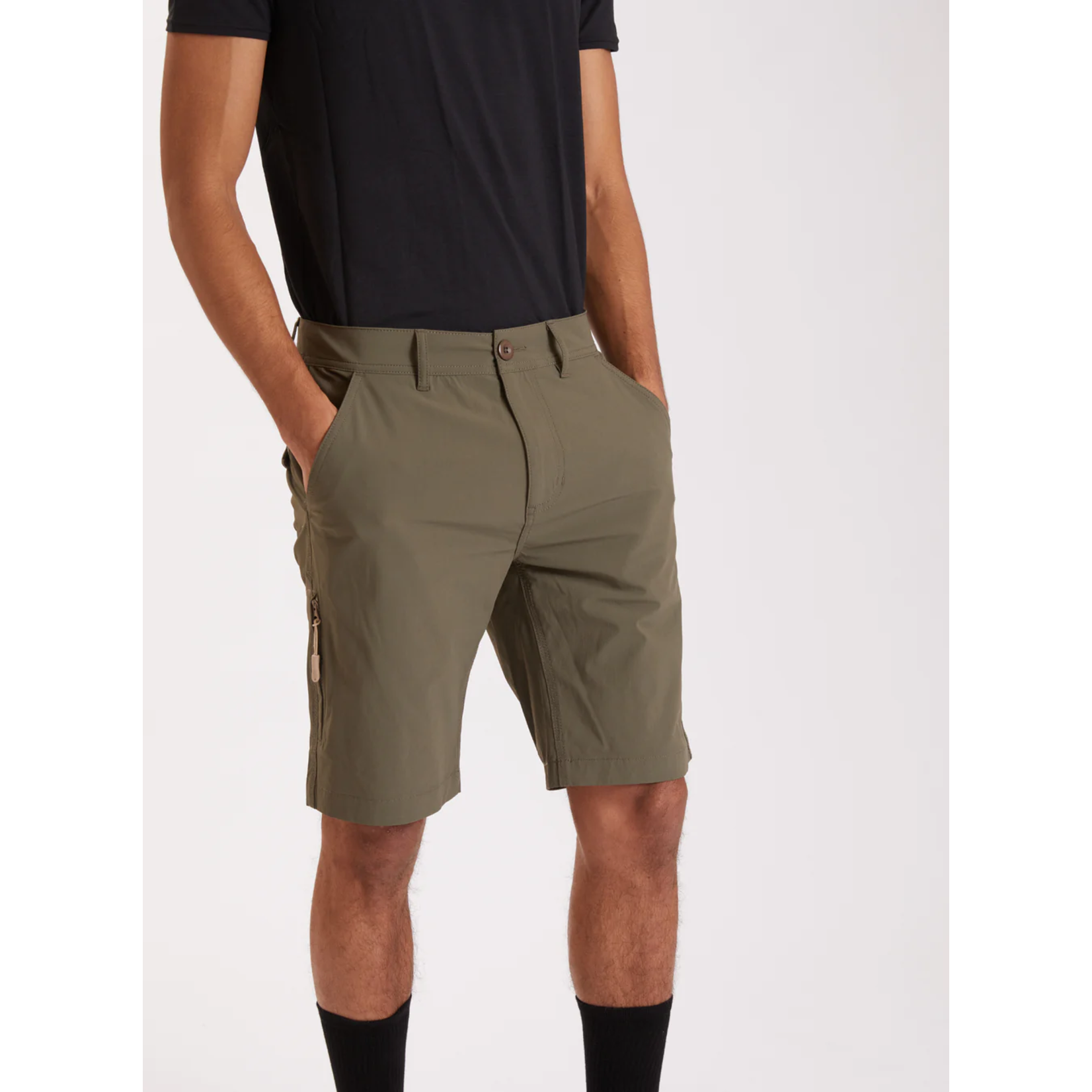 Point Zero Point Zero stretch recycled microfiber shorts