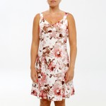 Sleeveless floral print dress