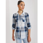 Point Zero Long sleve button plaid shirt