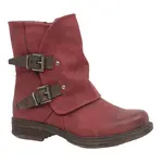 Taxi Short flat boot with buckles